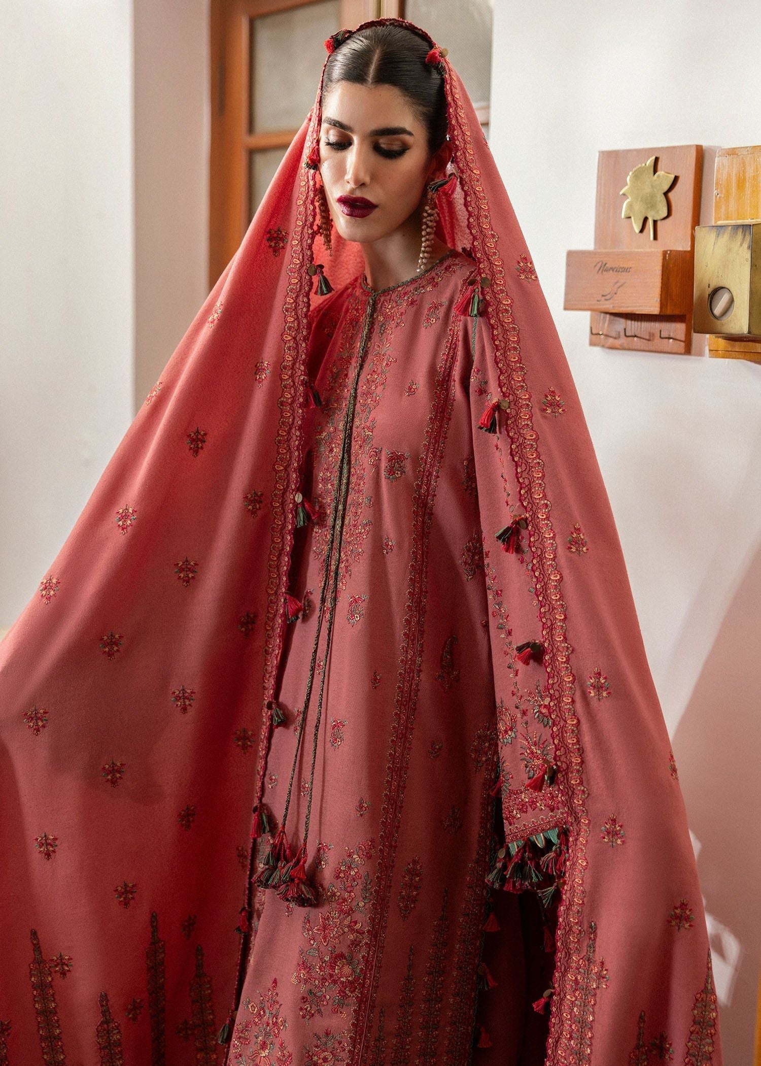Hussain Rehar Tulle Women 3pcs