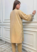 AYLA STUDIO Solid Embroidered Co ord set EAE210104 Taskeen Women 2pcs