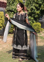 Hem Lotus Outfit Black Women 4pcs