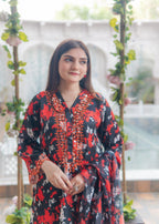 Rangoon Clothing Allysa Charcoal Citrus Women 3pcs