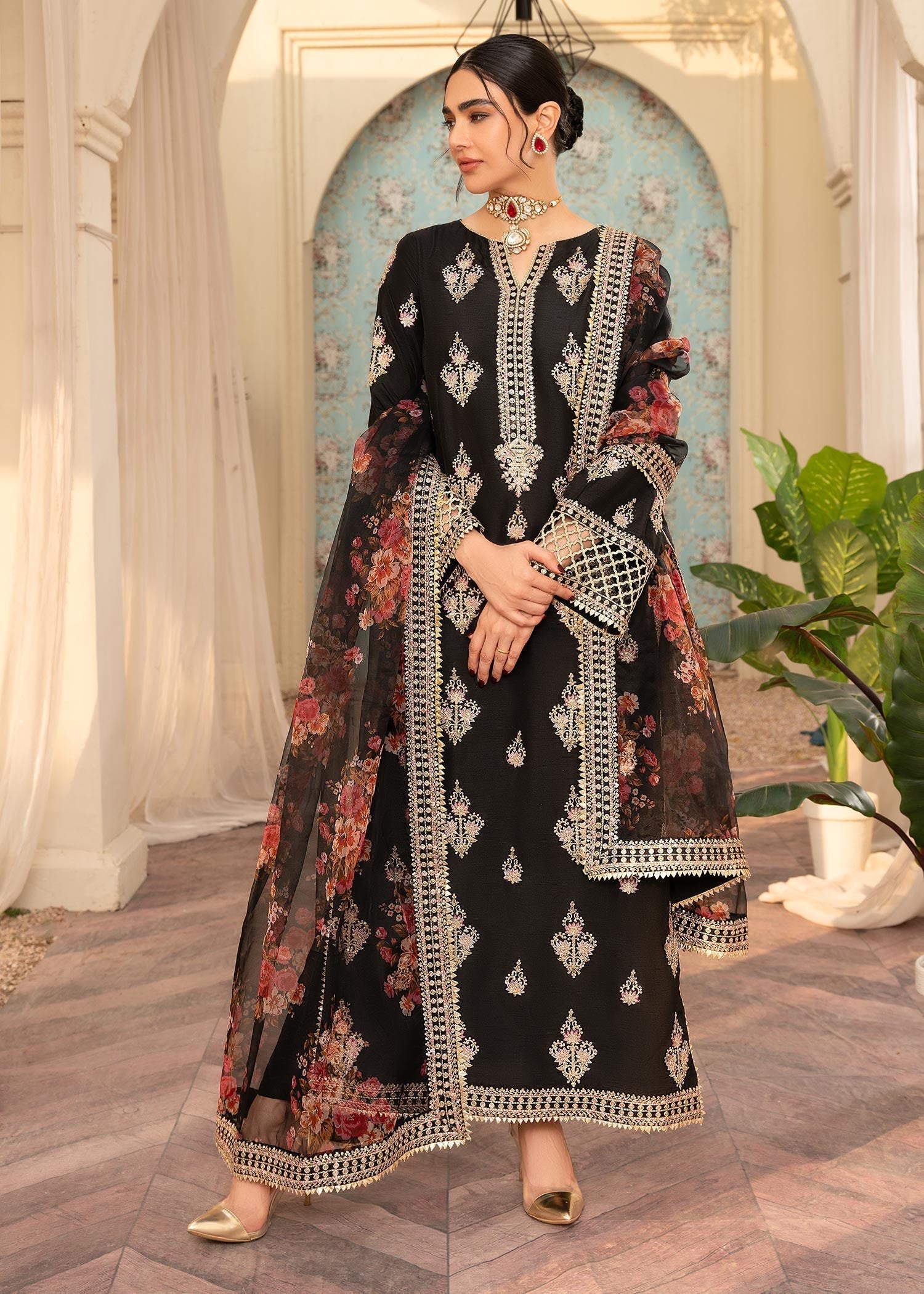 Rang-e-Haya Ayeza (black) Women 3pcs