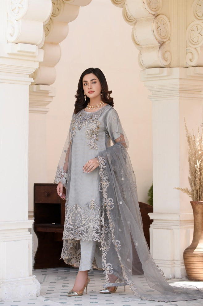 Zarqun 2124F GREY Women 3pcs