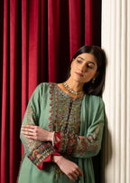 Pehnawa By Bin Akram’s MINT CHIFFON CHARM CHIFFON Women 3pcs