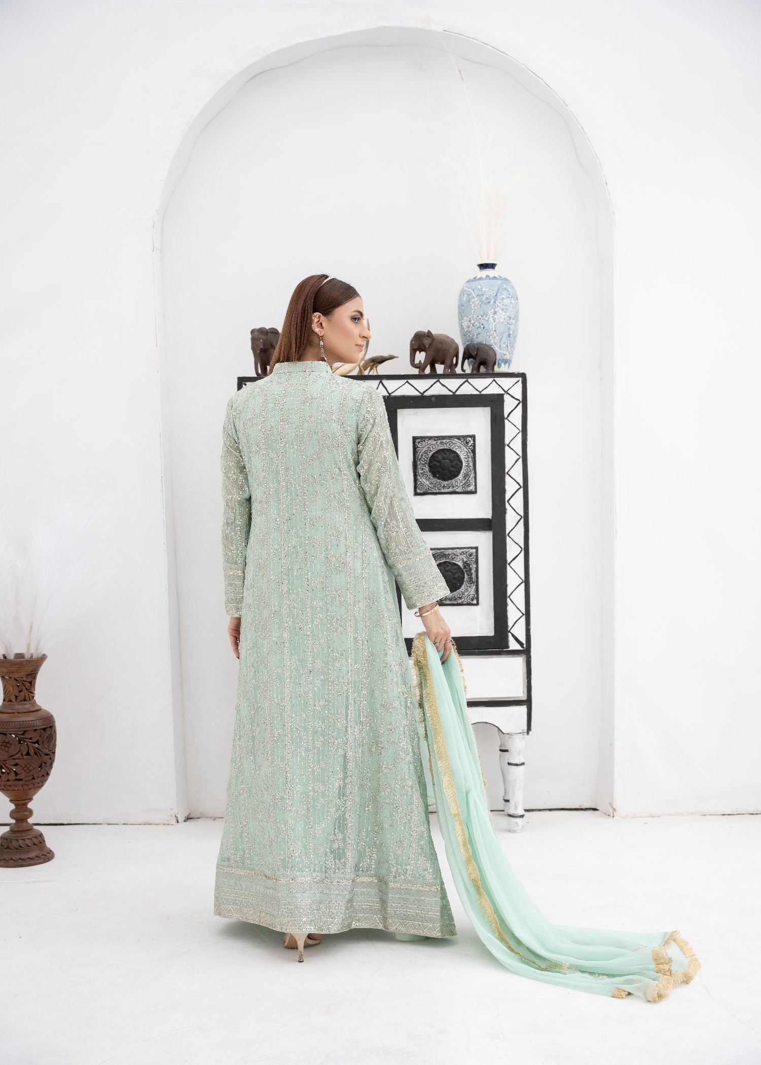 Manahils SW 04 Pastel Green Women 3pcs