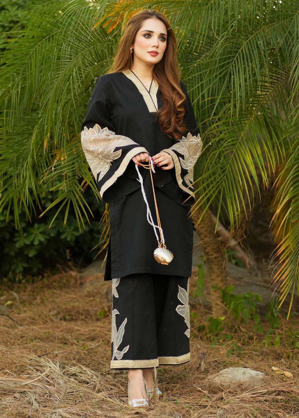 Sahibas By Mirza Denali Black Women 2pcs