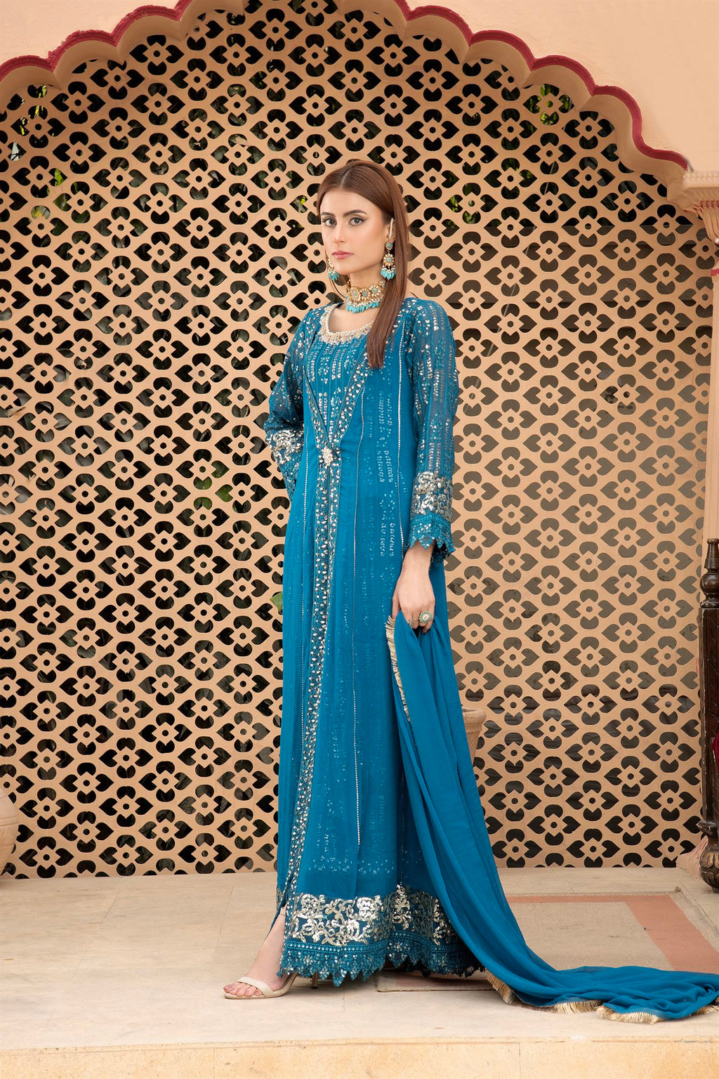 Manahils B 005 TEAL Women 4pcs