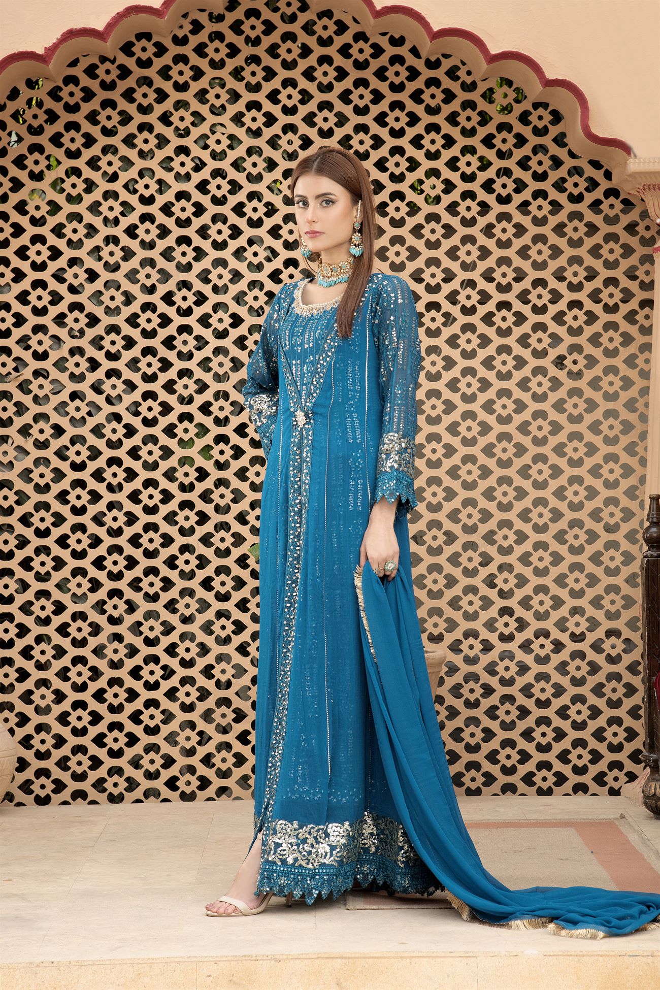 Manahils B 005 TEAL Women 4pcs