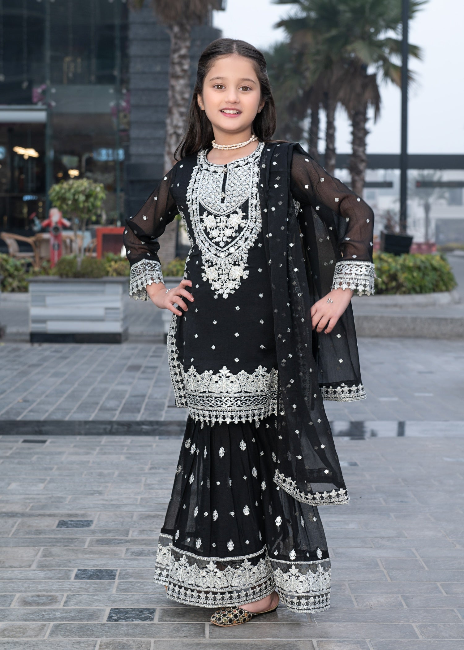 Ally's AL 3837 Kids black Women 3pcs