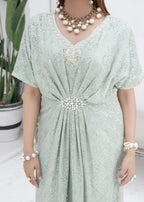 Manahils WA 03 PASTEL GREEN Women 2pcs