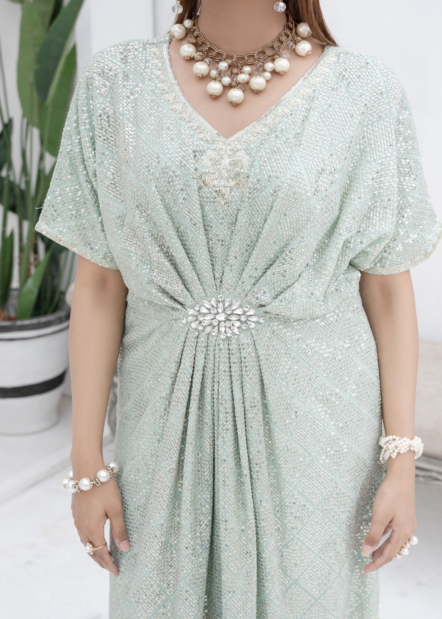 Manahils WA 03 PASTEL GREEN Women 2pcs