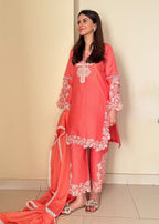 Ayesha B coral pink (mustafa) Women 3pcs