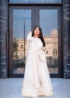 Peraan by SH Ghazal Off White Women 2pcs