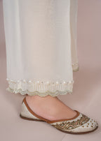 Rang-e-Meeras Ivory Pearls Pants Women 1pcs