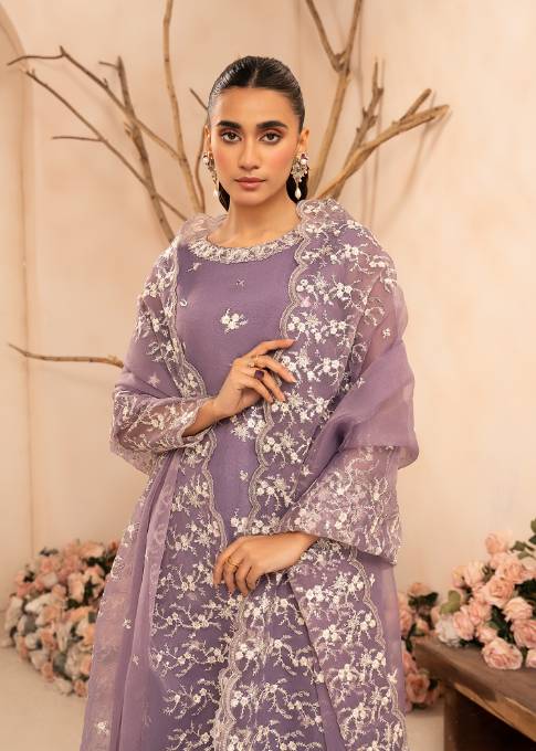 Agha Jaan Ria Lilac Women 3pcs