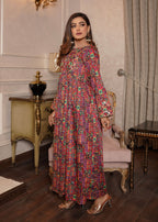 Yolo Pret PRINTED LAWN LONG TUNIC PRINT J24 0006 Women 1pcs