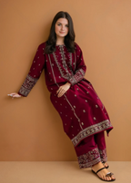 Chaudhary Arts Roohi Embroidered Stitched Women 2pcs