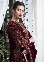 Laleen Maroon Fantasy Women 3pcs