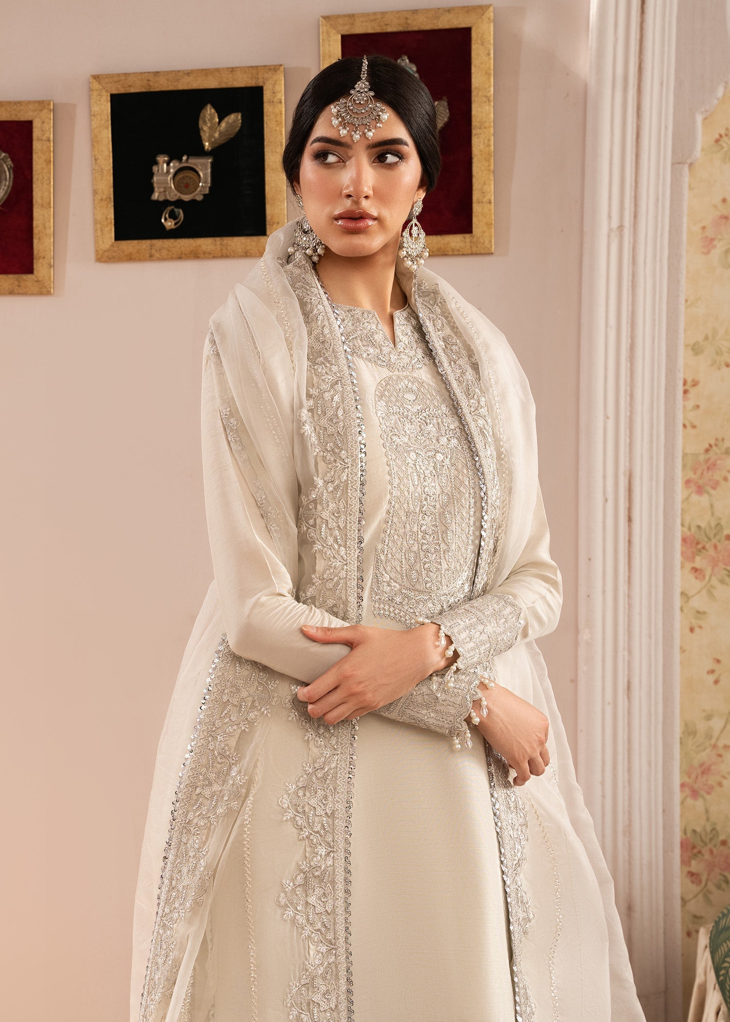 Rang-e-Haya Marrisa (Off White) Women 3pcs