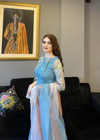 Hem Lotus Outfit Sapphire Blue Women 4pcs
