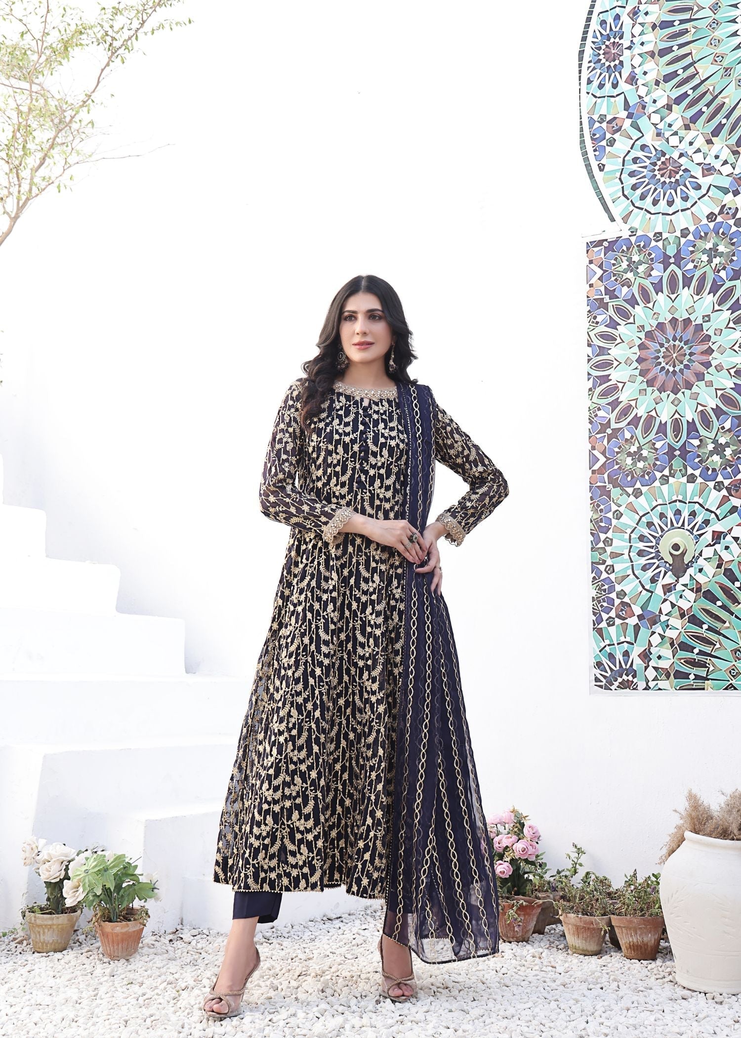 Ayesha Closet Shama Blue Women 3pcs