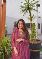 Rangoon Clothing Qurbat Teapink Women 3pcs