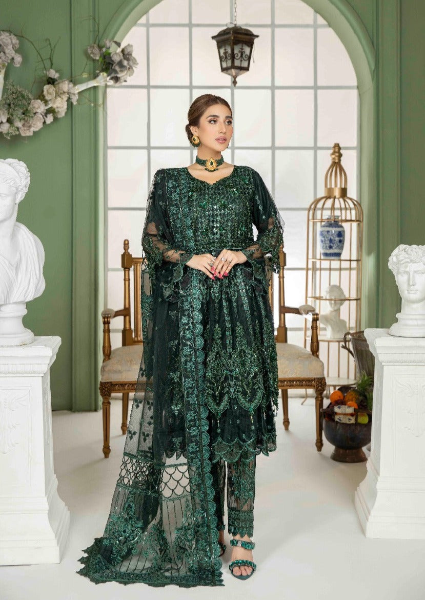 Zarqun 2222b green Women 3pcs