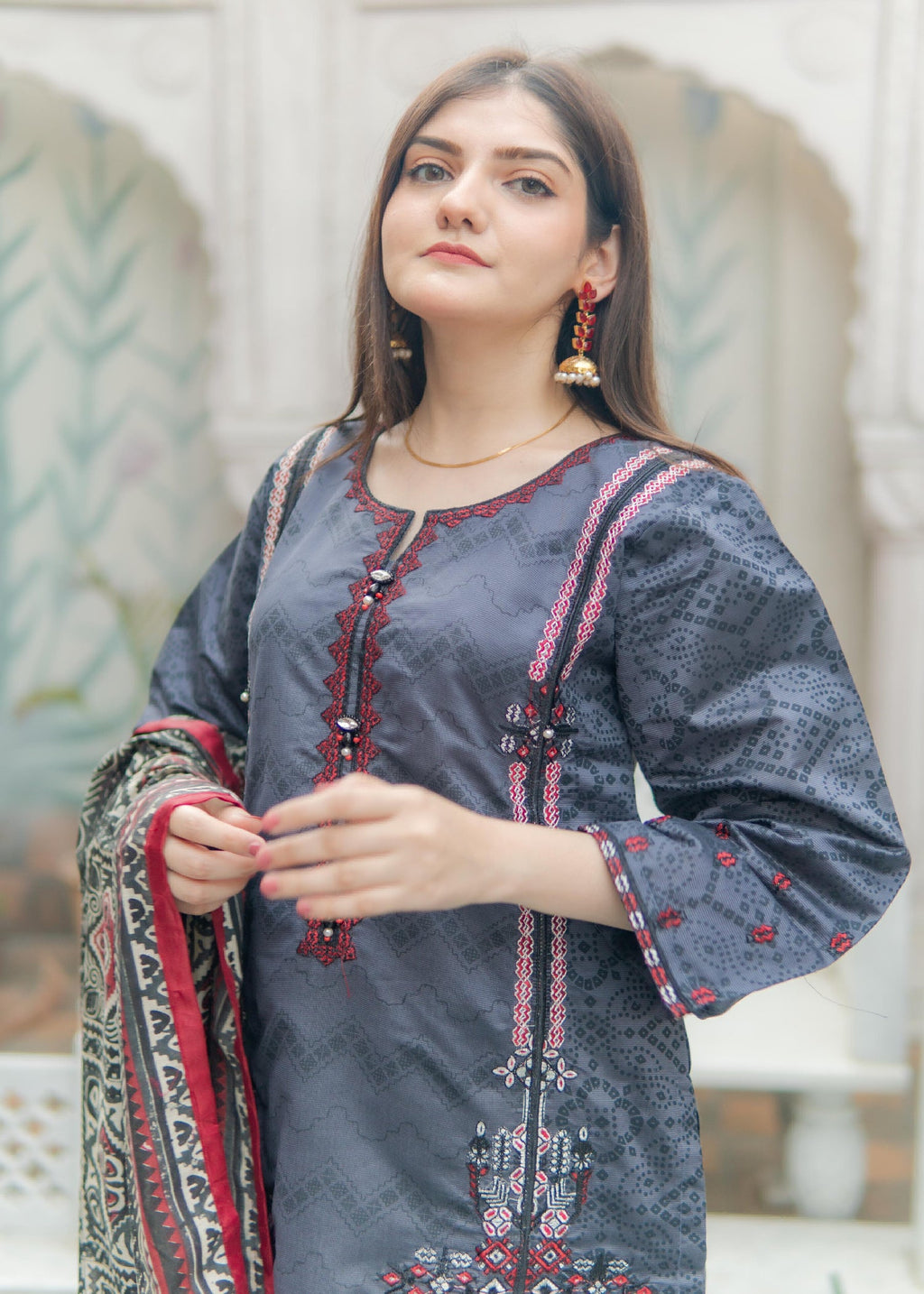 Rangoon Clothing Angan Grey Women 3pcs