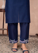 Abeera Casual Chic – Embroidered Cotton with Double Pocket Shirt (Art No. AB 074) Women 2pcs