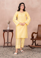 Abeera Royal Aura – Embroidered Cotton with Long Shirt (Art No. AB 078) Women 2pcs