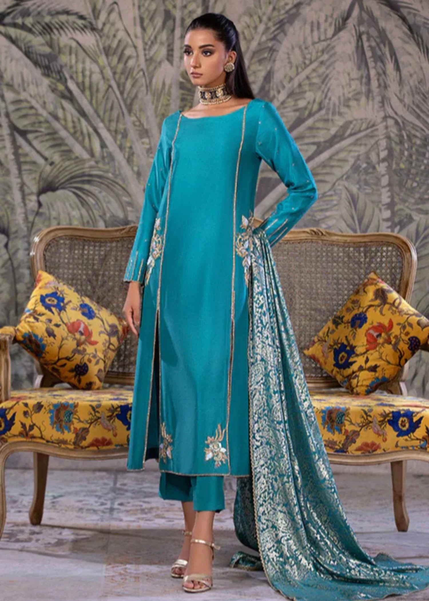 Amber Imran Official AZURE GRACE | Luxury Formals Women 3pcs