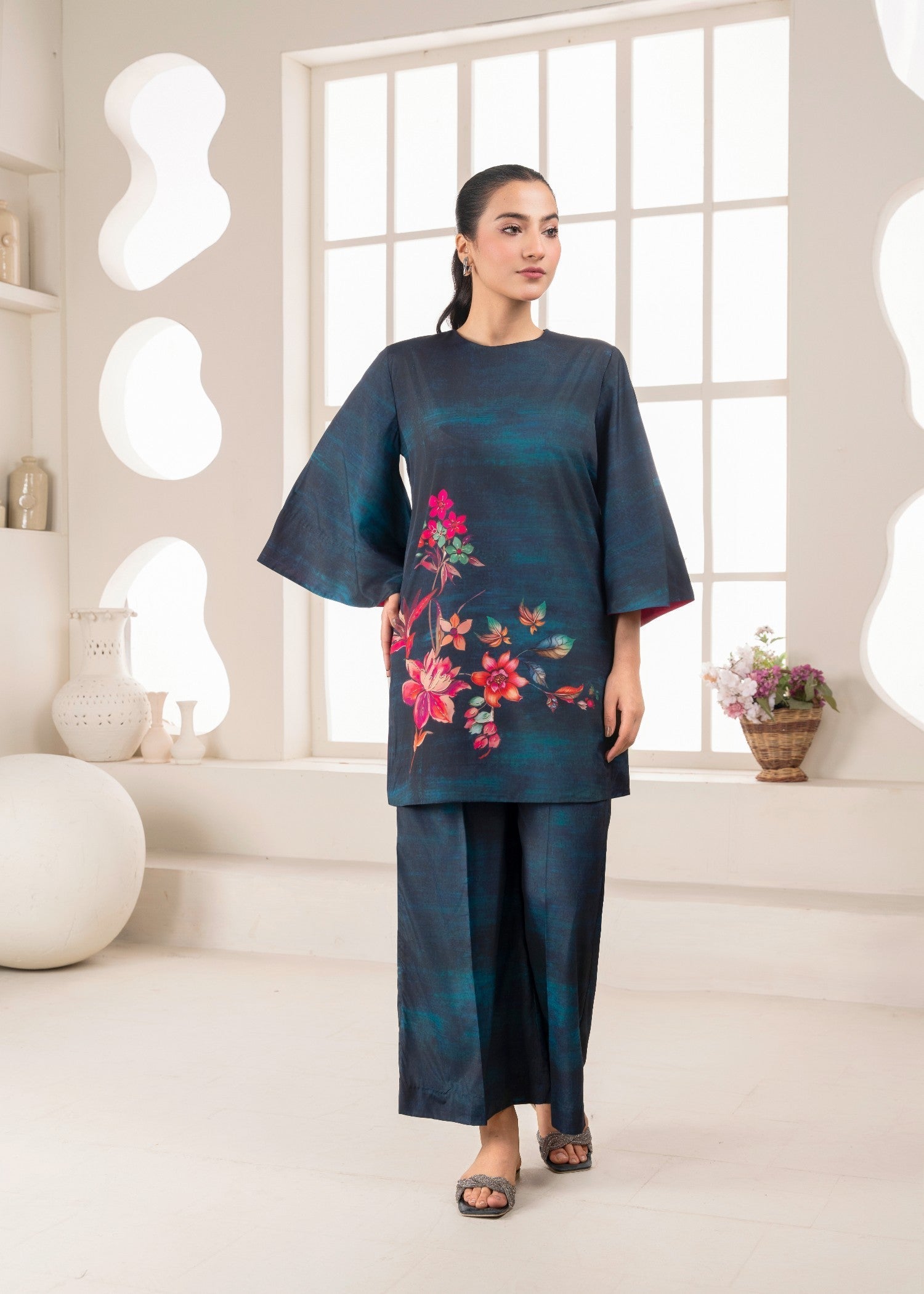 Stitch Vibes Azuris Co ord Set Women 2pcs