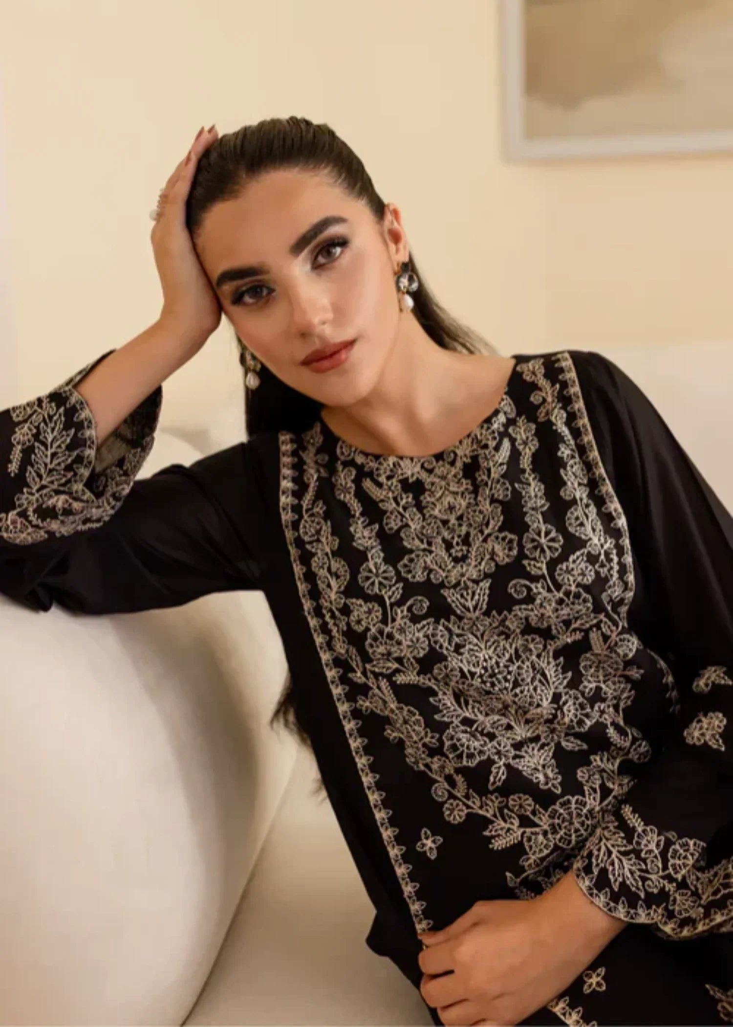 Shehroz Fashion VALAK EMBROIDERED DRESS Women 3pcs