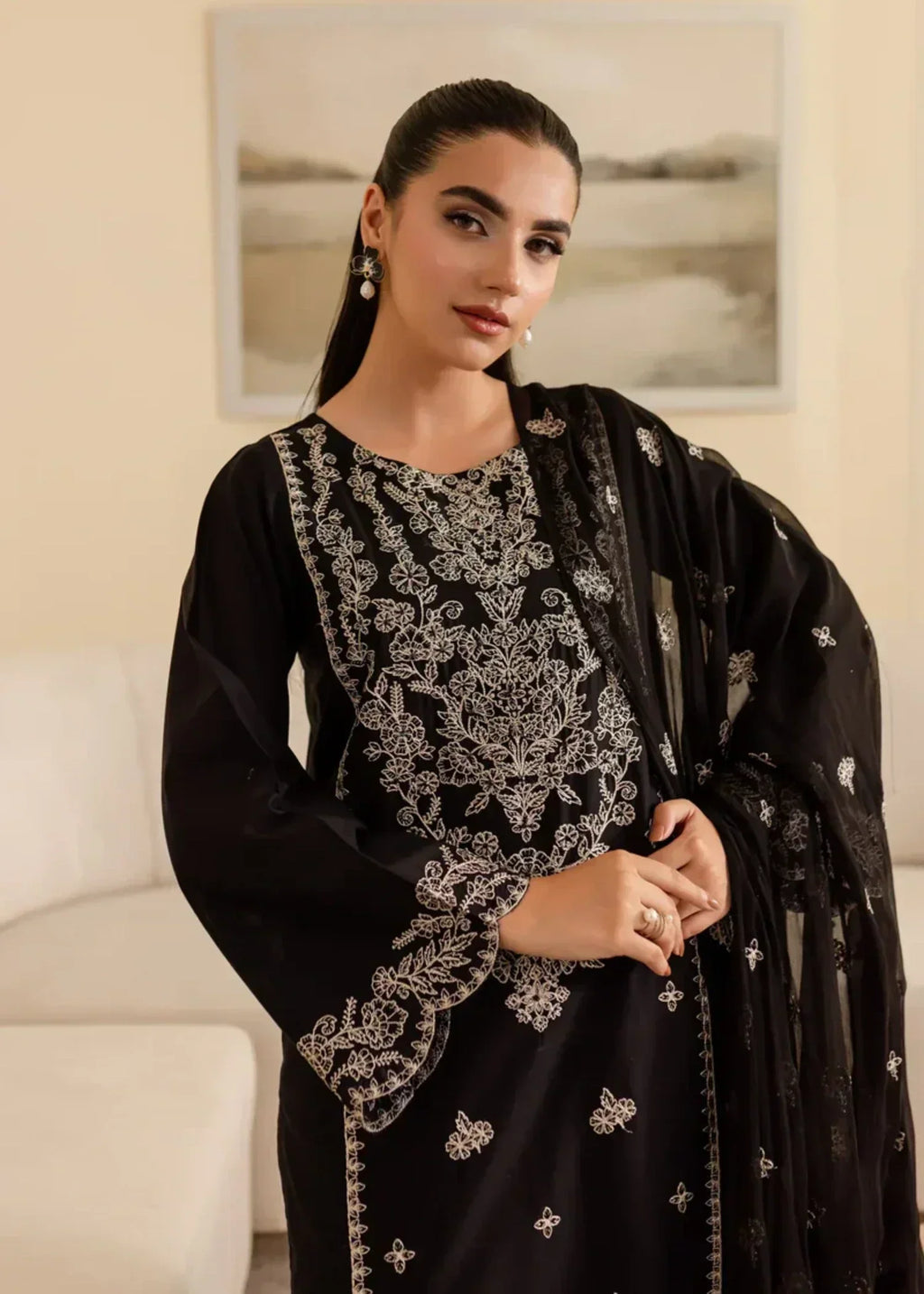 Shehroz Fashion VALAK EMBROIDERED DRESS Women 3pcs