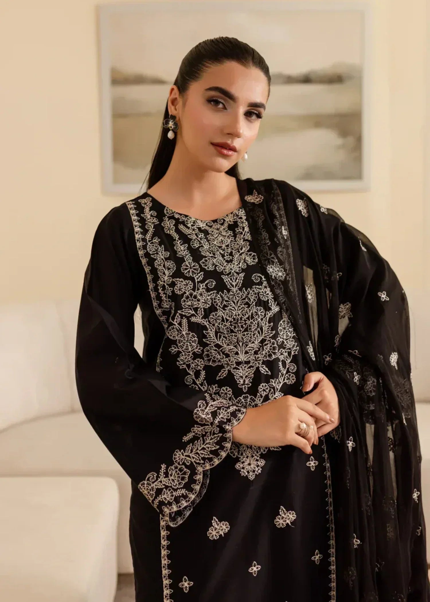 Shehroz Fashion VALAK EMBROIDERED LAWN DRESS ART Women 3pcs