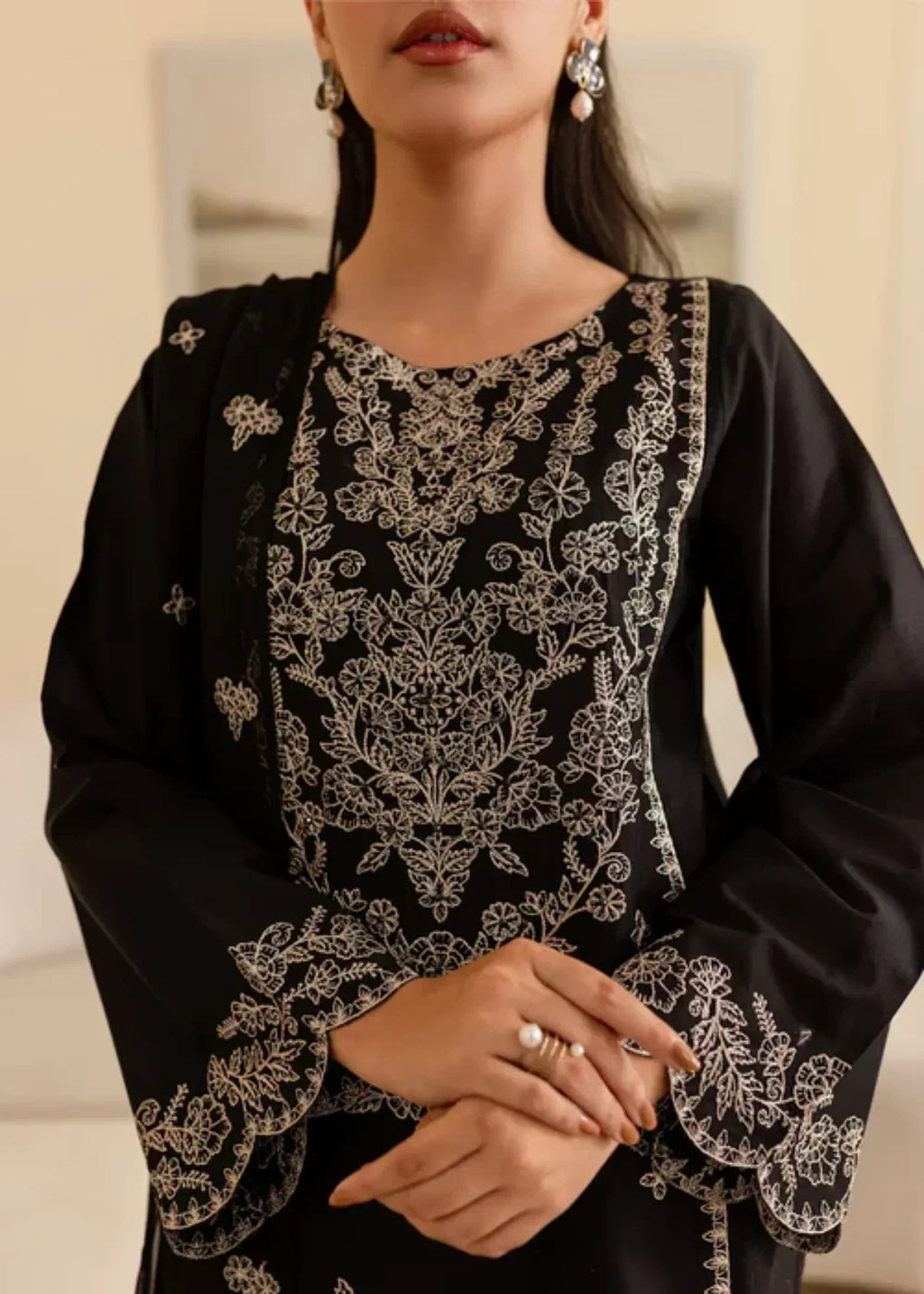 Shehroz Fashion VALAK EMBROIDERED DRESS Women 3pcs