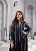 Manahils MAXI 106 NAVI BLUE Women 3pcs