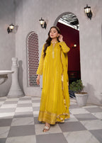 Manahils MAXI 106 MUSTARD Women 3pcs