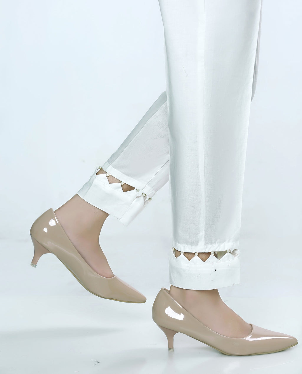Lakhany Embroidered Cotton Bottom Women 1pcs