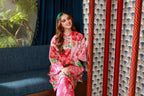 Dhanak SS24DC 2531 PINK LAWN PRINTED KURTA WITH TROUSER Women 2pcs
