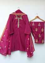 Lubana Store DHOLAK 2 GARNET Women 3pcs