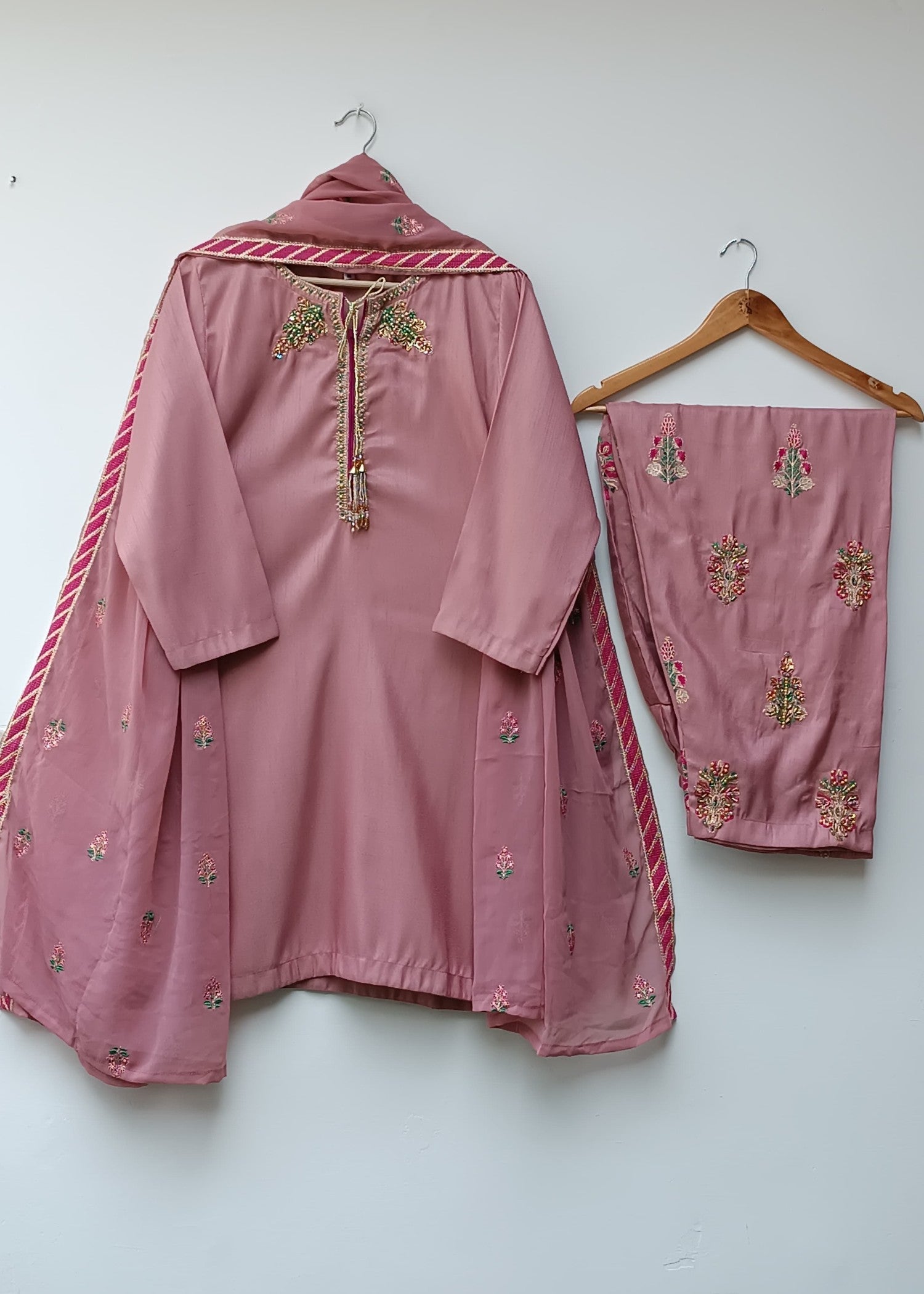 Lubana Store DHOLAK 2 TEA PINK Women 3pcs