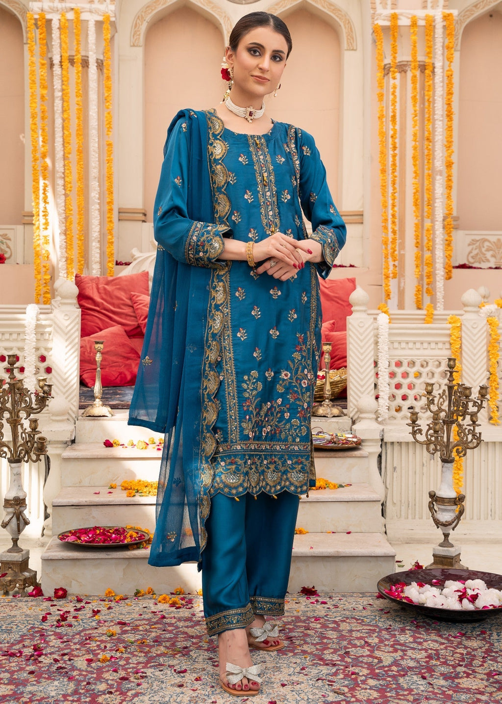 Rangoon Clothing Gulrang Peacock Women 3pcs