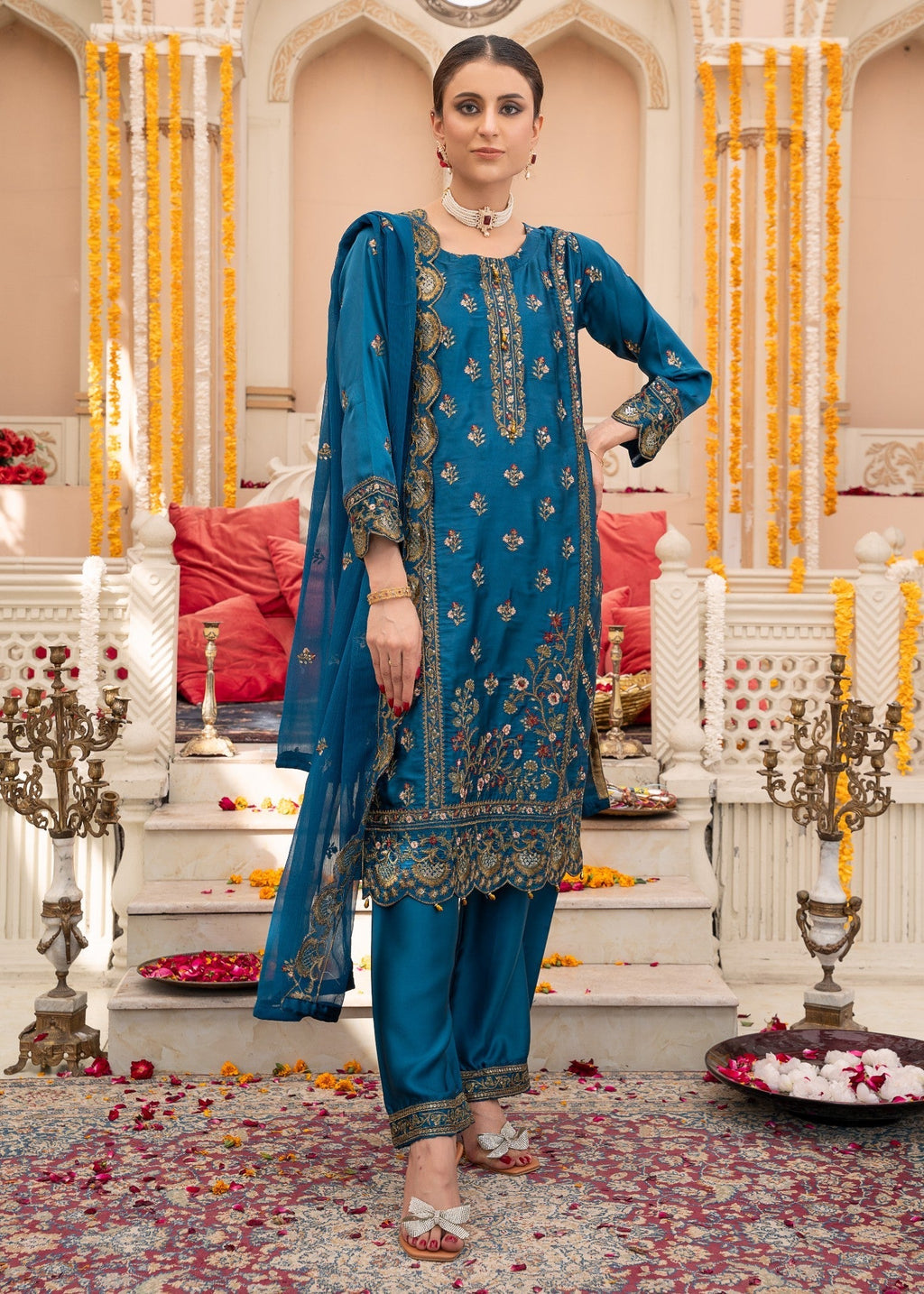 Rangoon Clothing Gulrang Peacock Women 3pcs