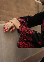 Casual Lite Cotton Emb Suit 04 Women 3pcs