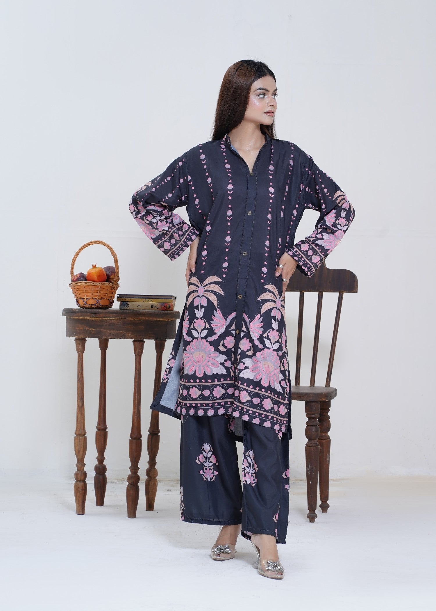 Rang & Birangi Blush Noir Women 2pcs