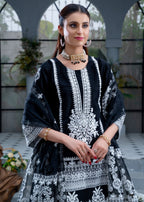 Rangoon Clothing Mahveen Black Women 3pcs