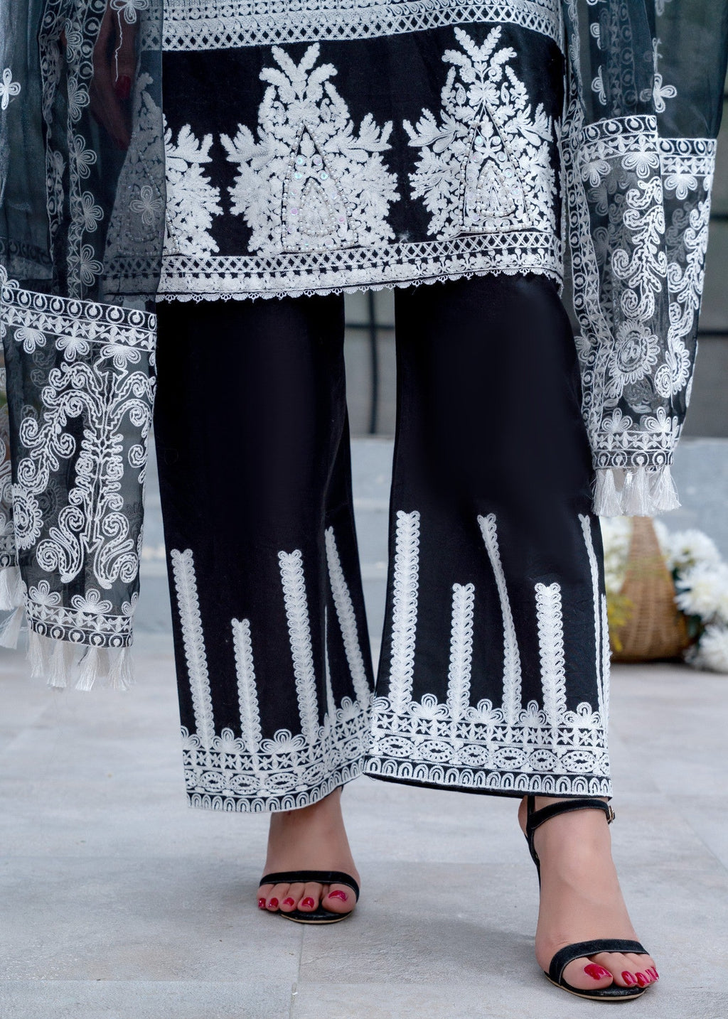 Rangoon Clothing Mahveen Black Women 3pcs