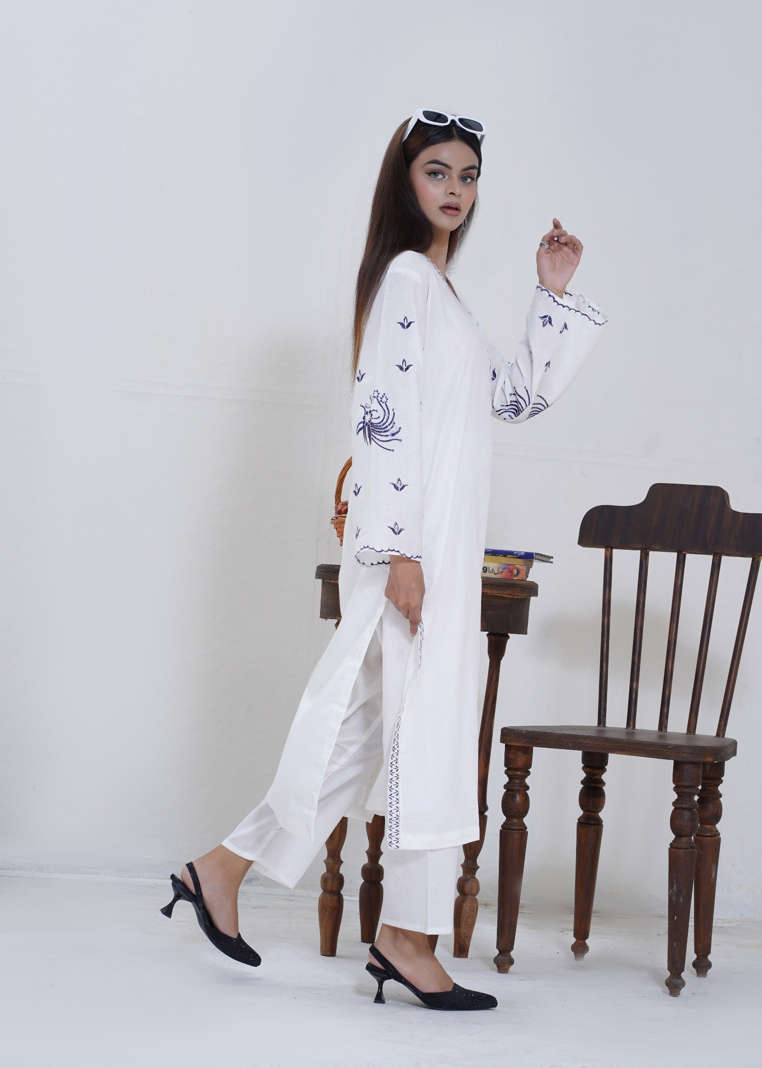 Rang & Birangi Floral Sleeves Women 2pcs