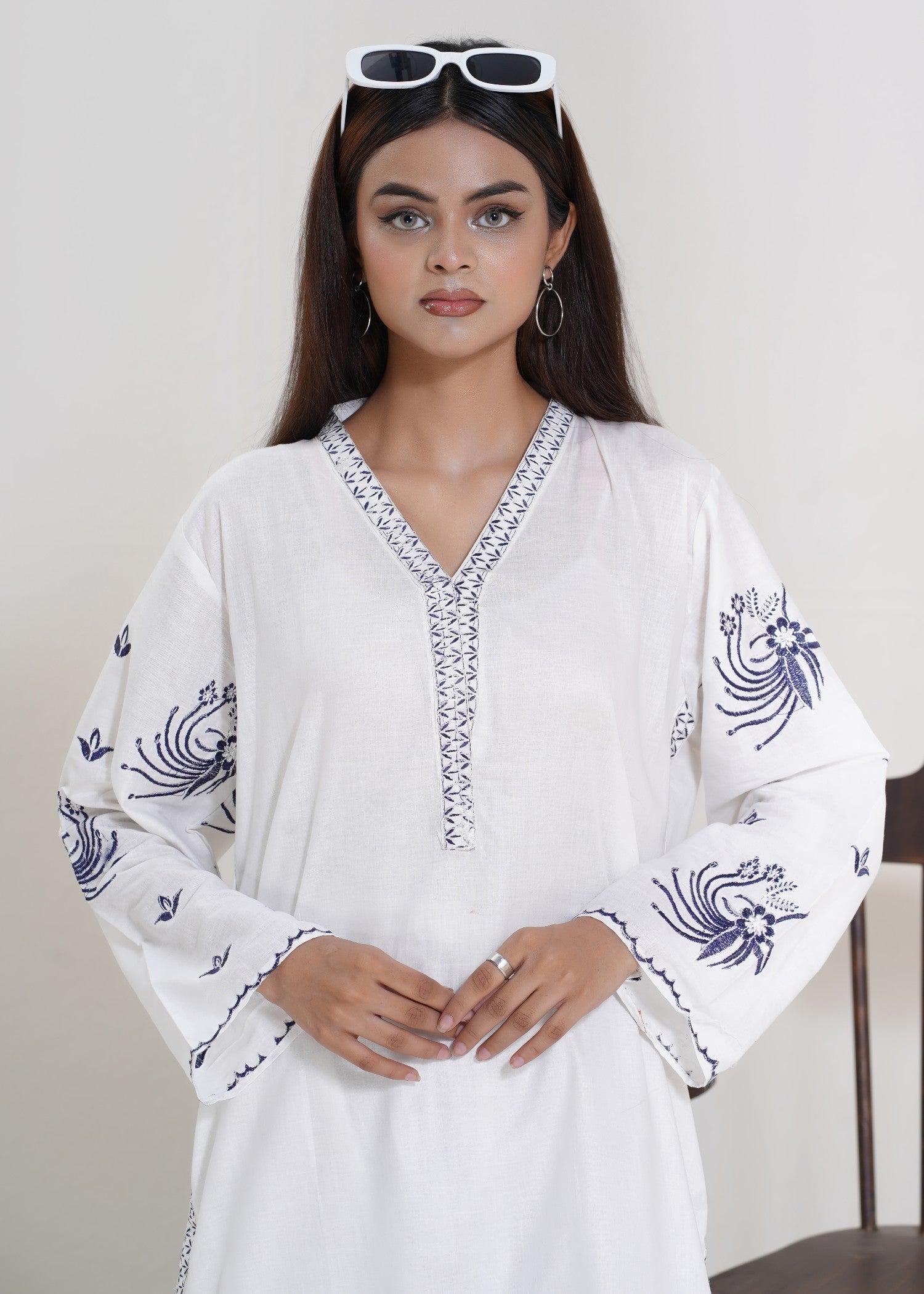 Rang & Birangi Floral Sleeves Women 2pcs