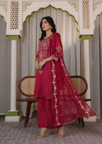 Zaren 4165 K.NT MRN Women 3pcs